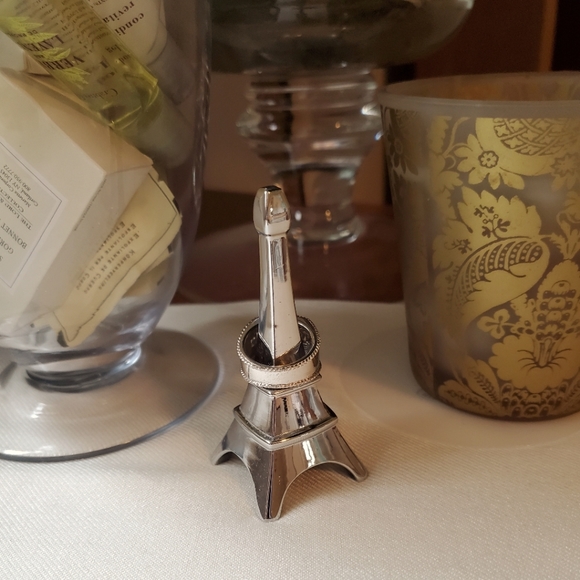 Silver ring with crystals - Picture 3 of 3